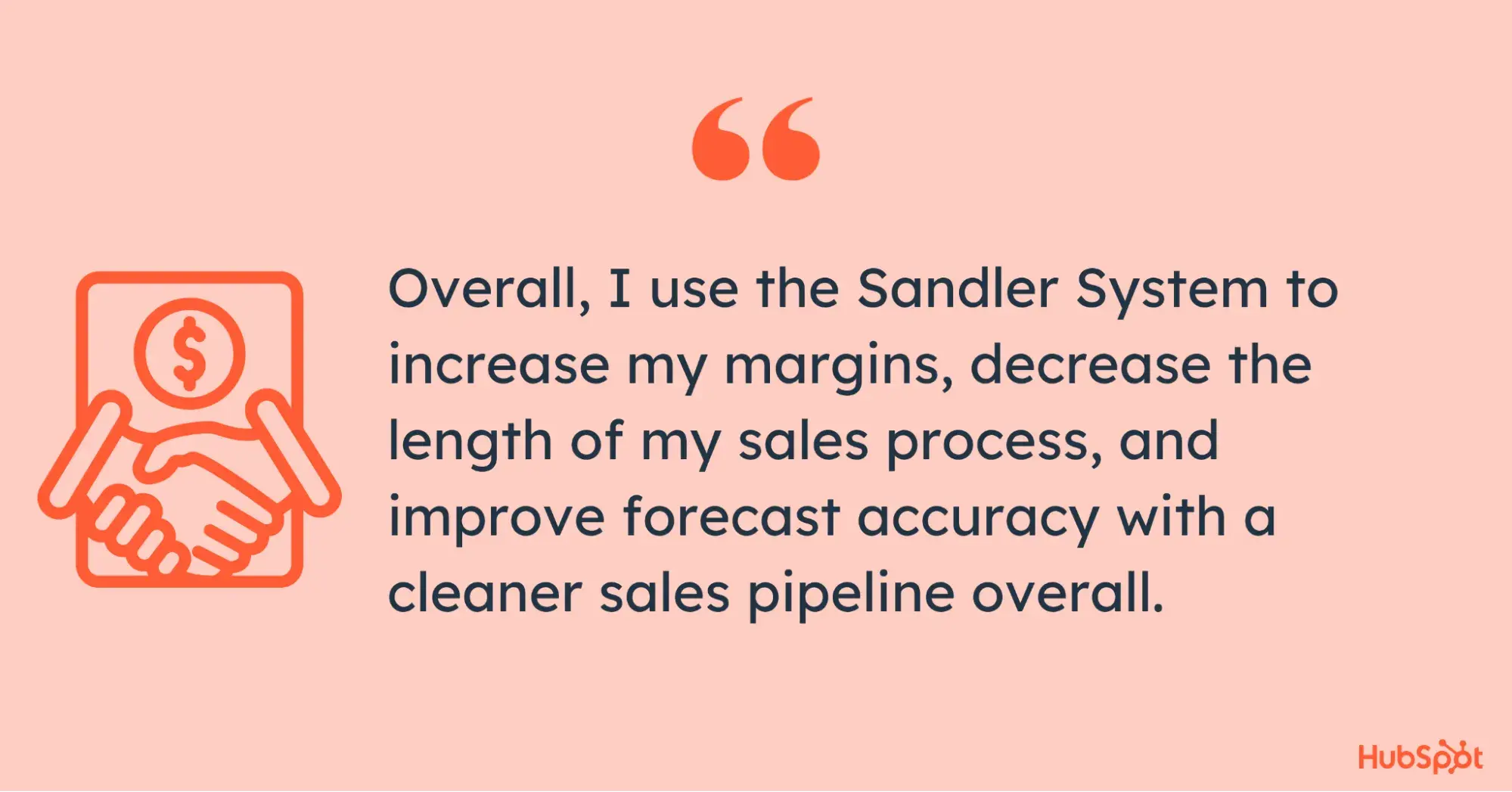 Quote about sandler selling system and why it’s successful