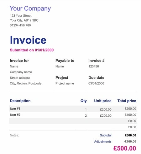 invoices - 21 of the Best Free Google Sheets Templates for 2024