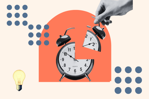 productivity systems symbolized by a clock