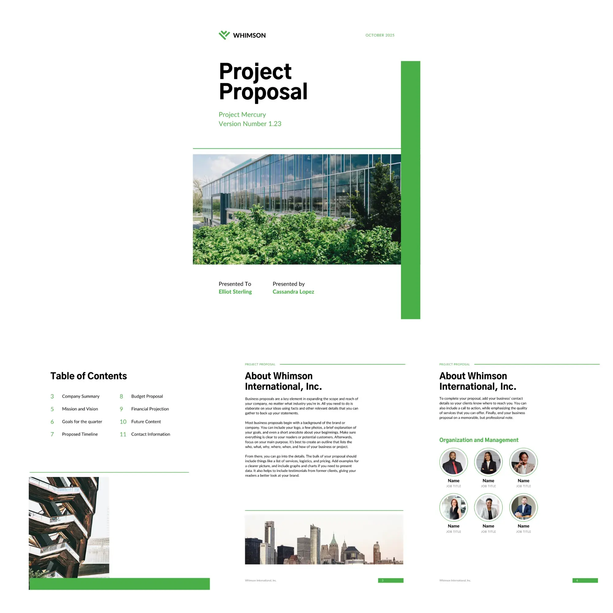 business proposal example, project proposal