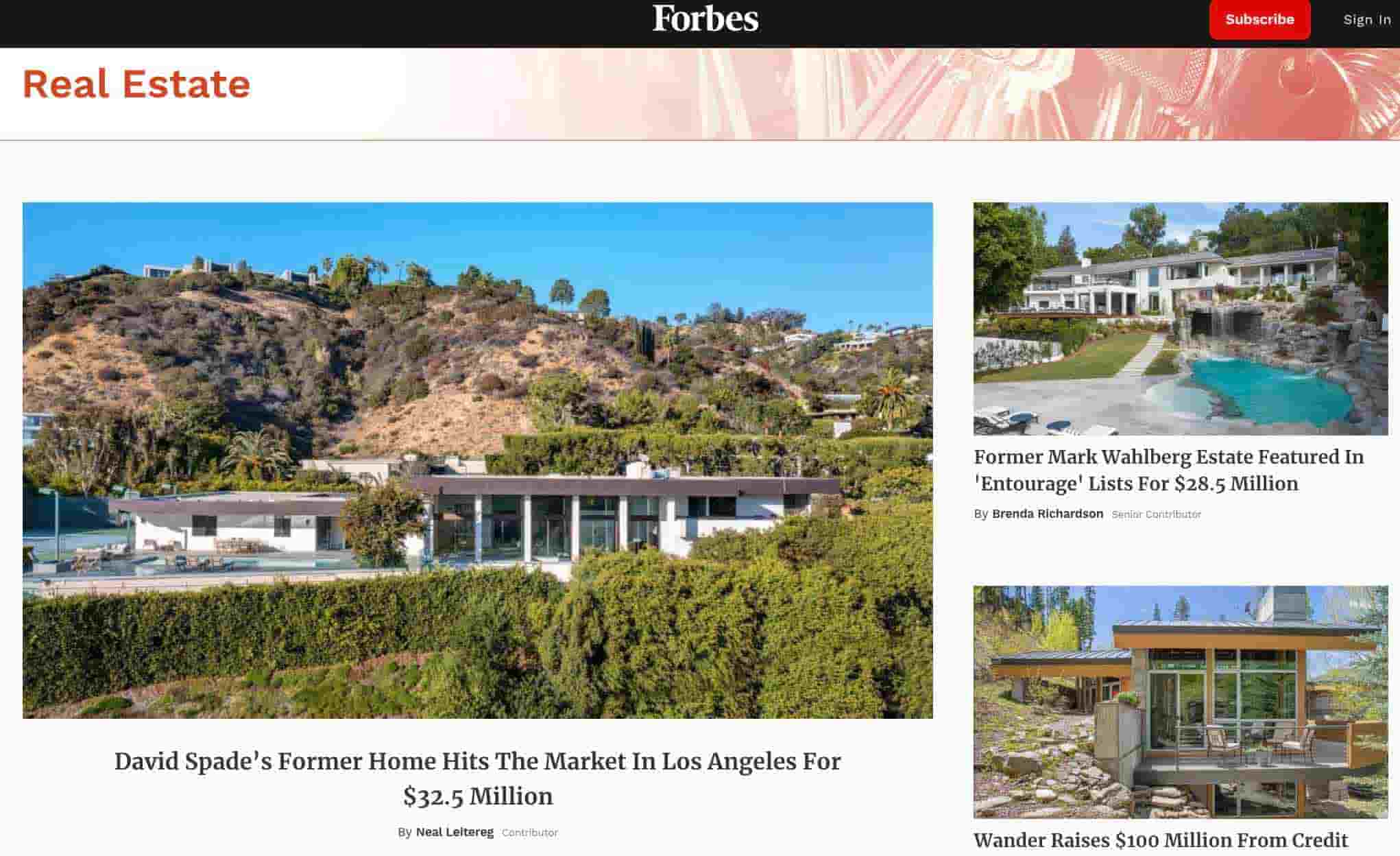  Forbes real estate blog