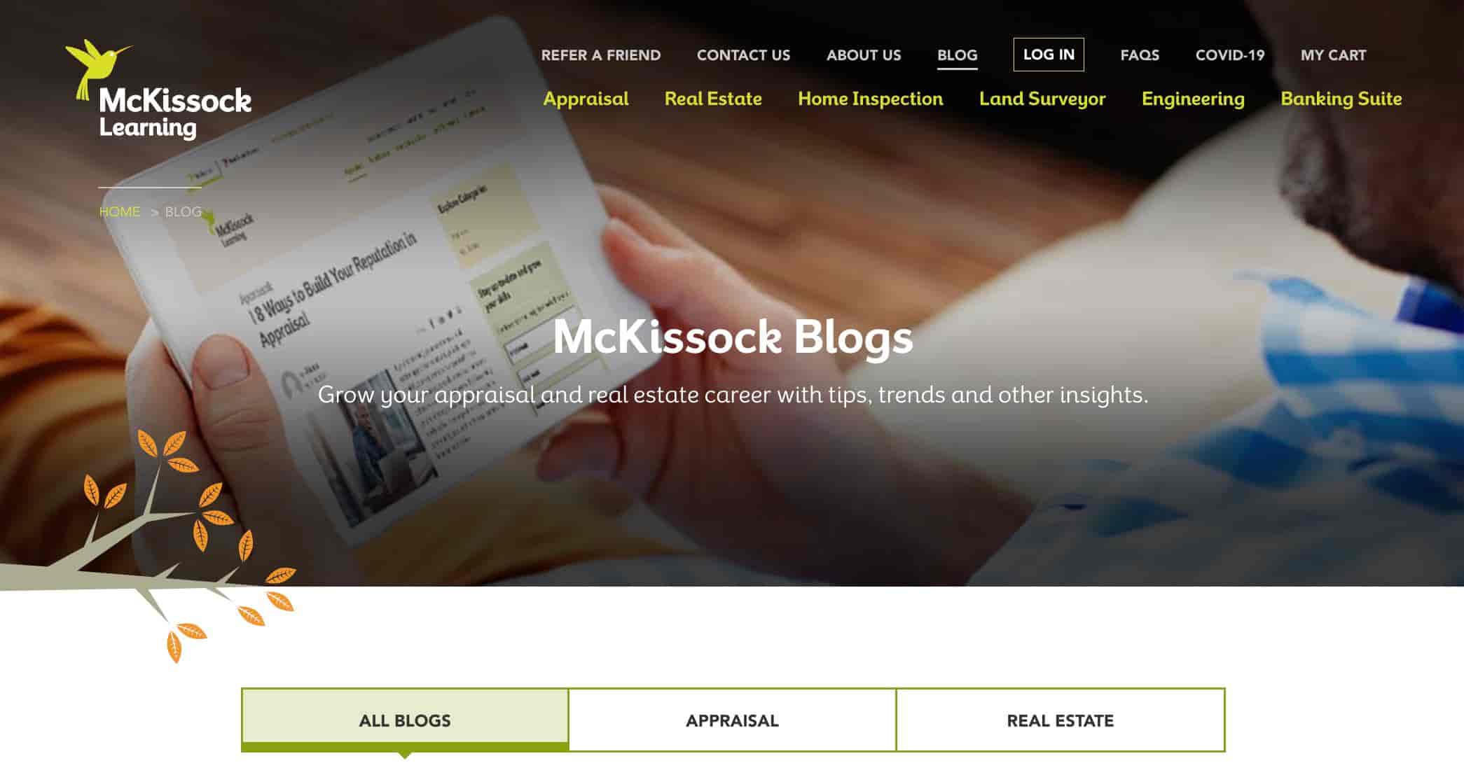 Real estate blog, McKissock