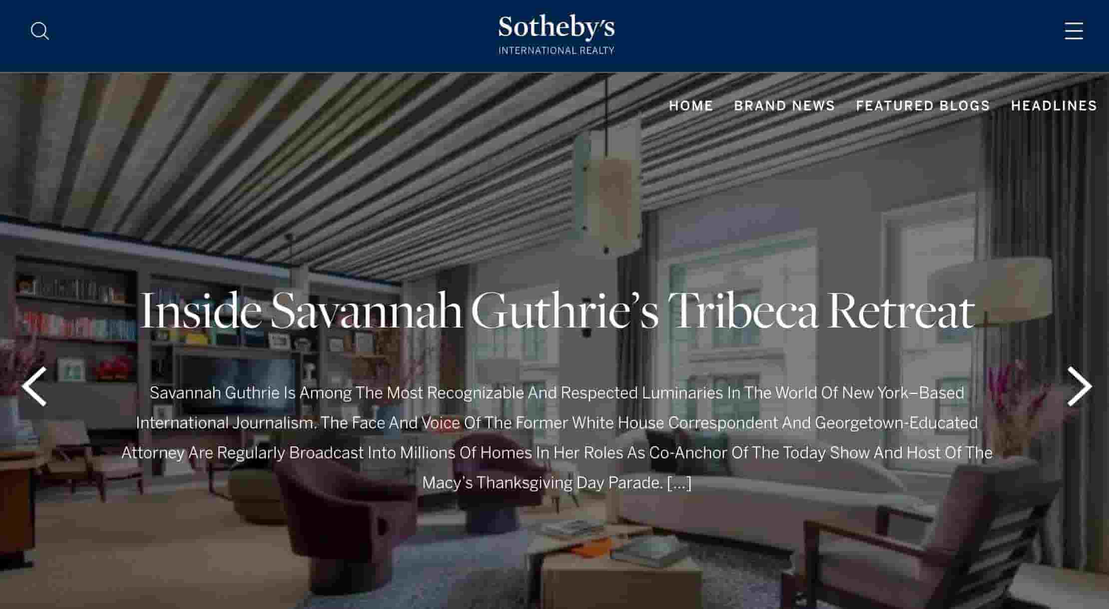 Sotheby’s realty real estate blog