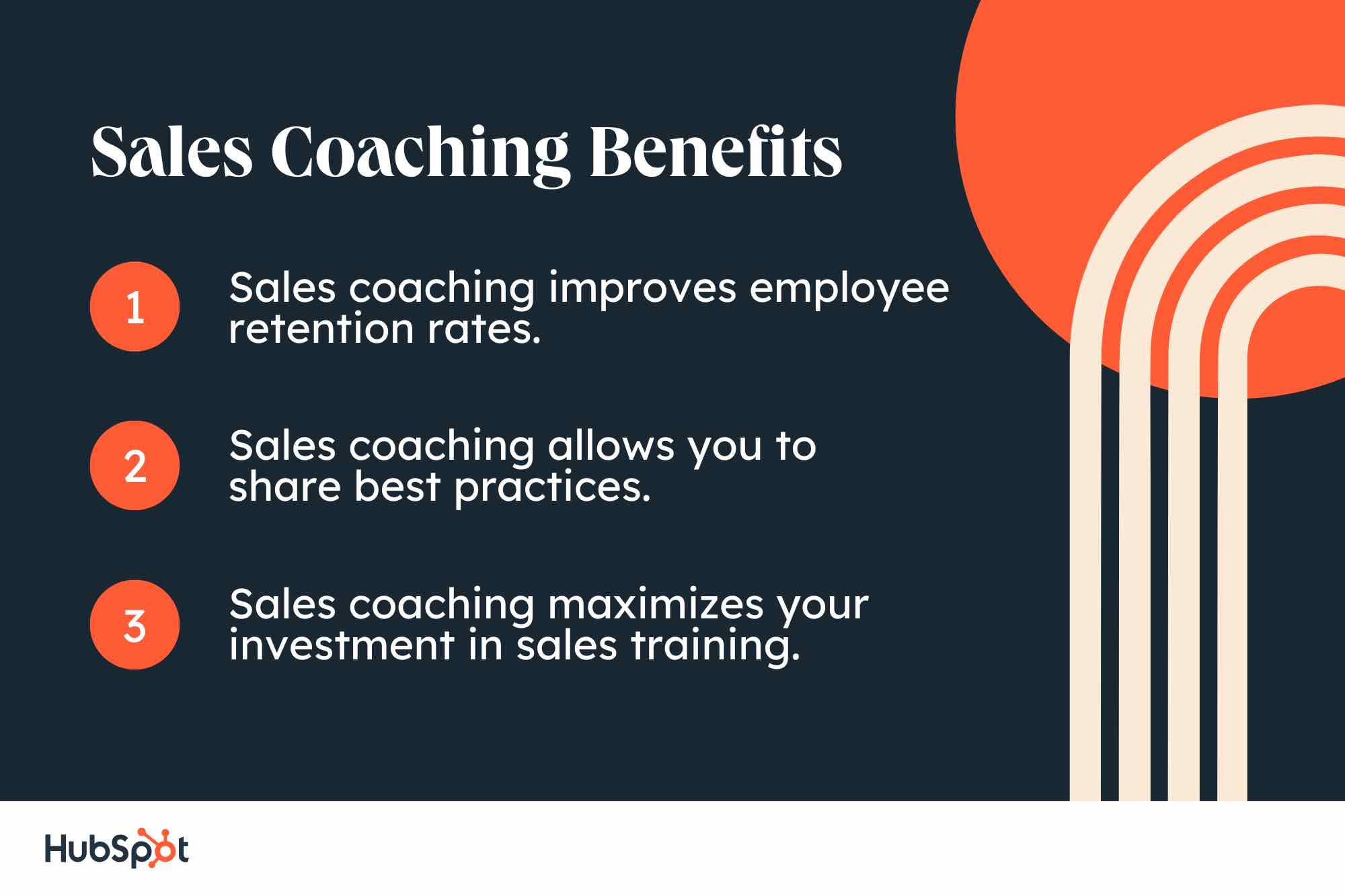 Sales coaching benefits, improve retention rates, share best practices, maximize training investments.