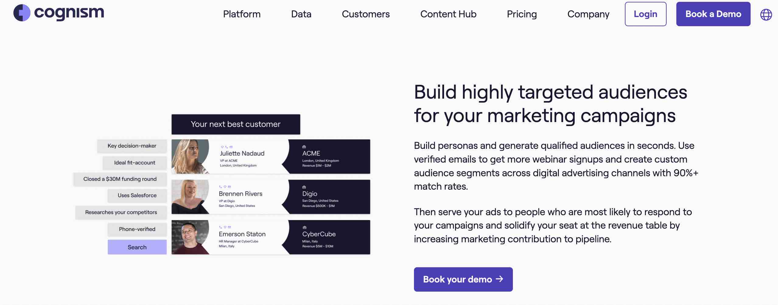 sales prospecting tools, Cognism dashboard