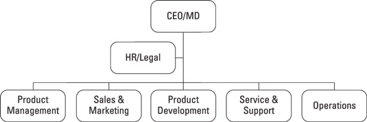 process based organizational structure example: product org