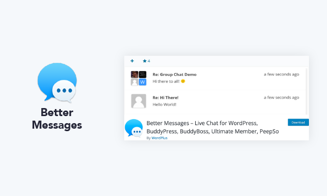 WordPress Live Chat Plugin: Better Messages