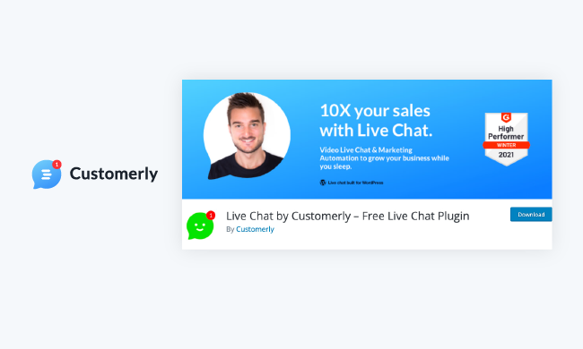 WordPress Live Chat Plugin: Customerly